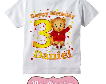 Daniel Tiger Birthday shirt