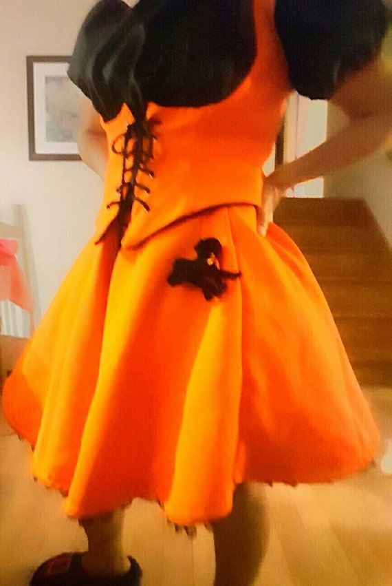 Halloween costume/Orange witch dress/ by PetrasCostumes steampunk buy now online