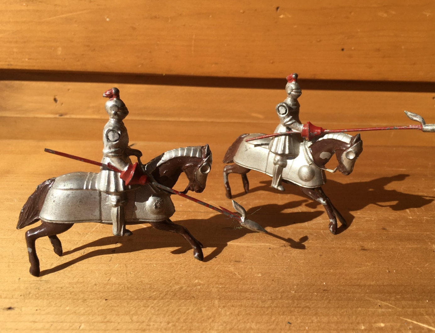 Antique Toy Soldiers Medieval Knights On By TheTravelingTwins