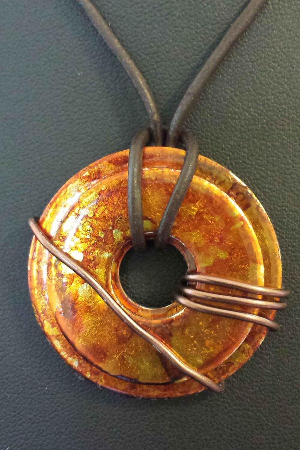 Alcohol Ink Alcohol Ink Jewelry Orange by FireDragonCreativity