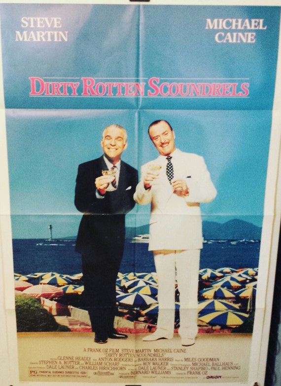 Dirty Rotten Scoundrels poster Steve Martin Michael Caine