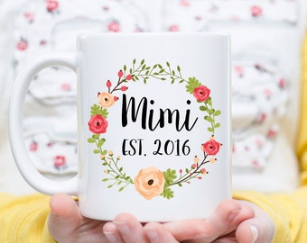 Grandma Mug, Grandma Gift, Grandma Coffee Cup, New Grandma, Baby Reveal, Pregnancy Announcement Mug, Mother's Day Gift, Soon to be Grandma