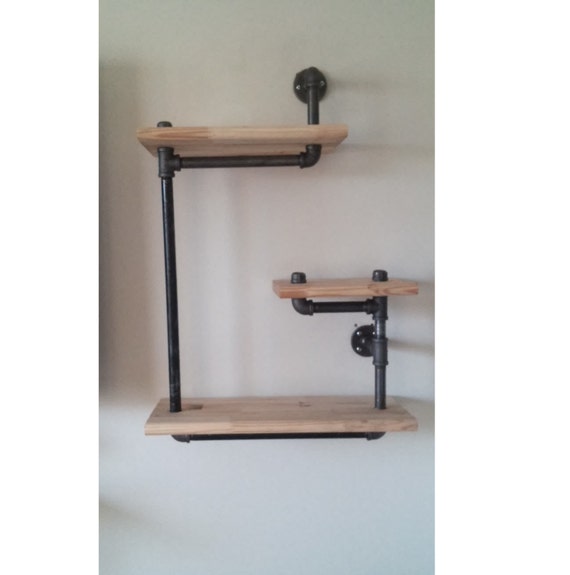 Items similar to Unique Plumbing Pipe Shelf on Etsy