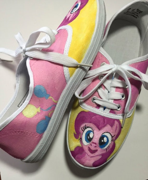 Items similar to Pinkie Pie Canvas Shoes on Etsy