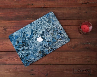 Marble Macbook Hard Case - Blue Marble Hard Case For Macbook Air, Macbook 13 Inch, Macbook Pro Retina and Non Retina