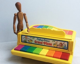 GRAND PIANO | Fisher Price # 2201 | Music instrument toy | Vintage collector | 1986