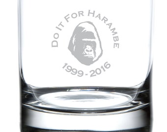 Do It For Harambe - Laser Etched Drinkware