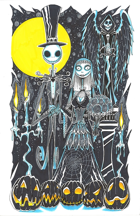 Nightmare Before Christmas: Day of the Dead by DkWongArtStore