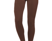 brown yoga leggings