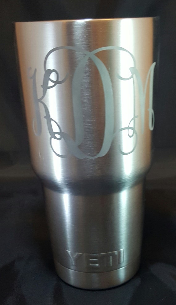 engraved yeti cup