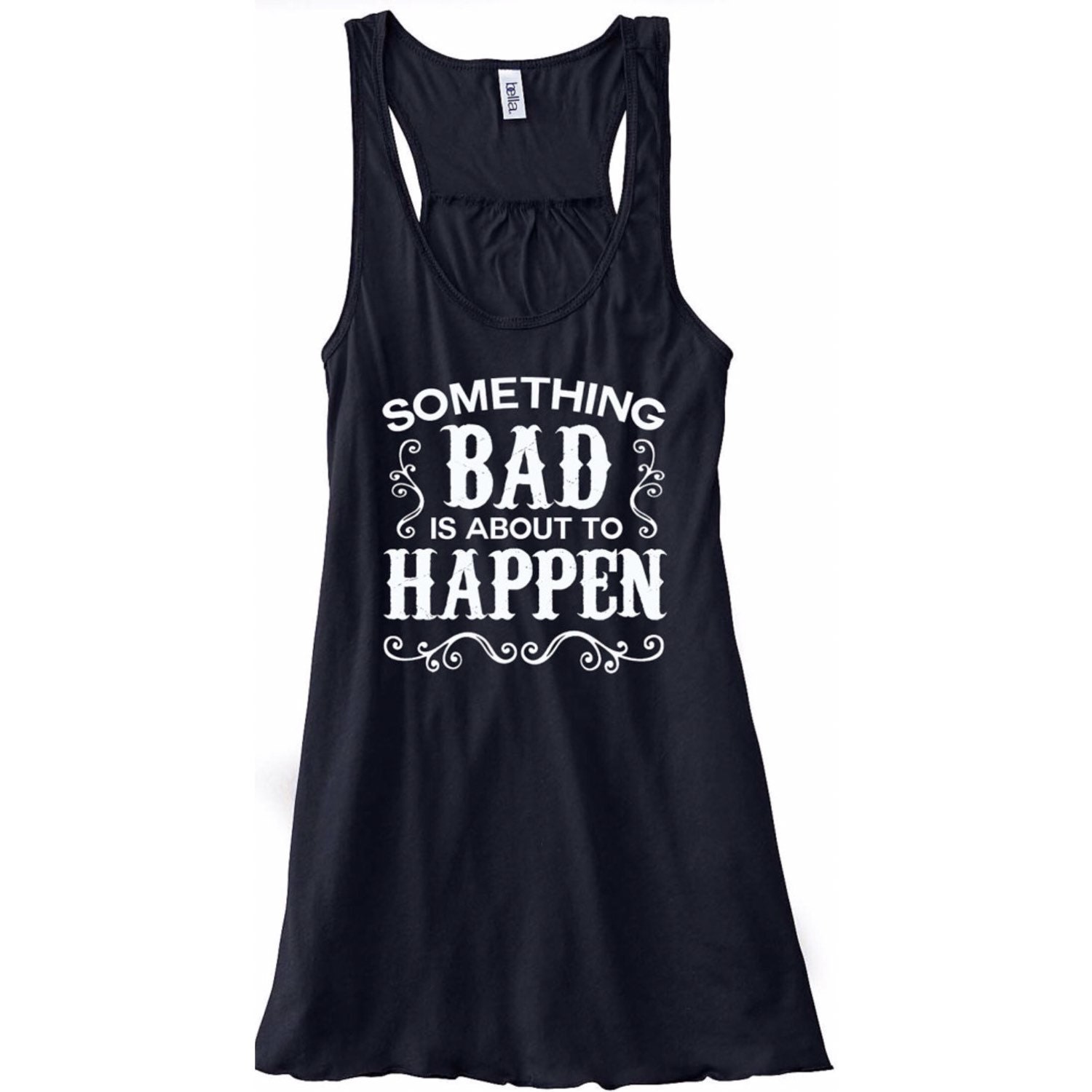 Country Tank Top Something Bad Is About To by sunsetsigndesigns