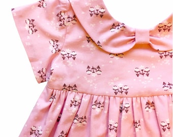 BABY DRESS PATTERN, 3 styles in 1 pattern, so many possibilities, digital sewing pattern, 4 sizes to fit ages 6-24 months, The Alaina Dress