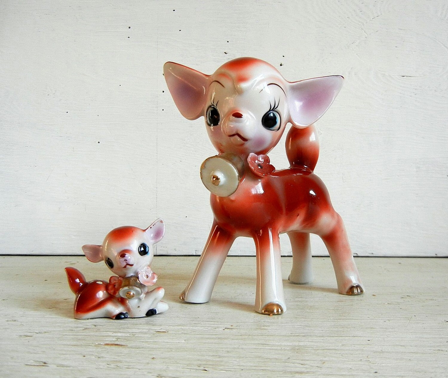 vintage porcelain deer