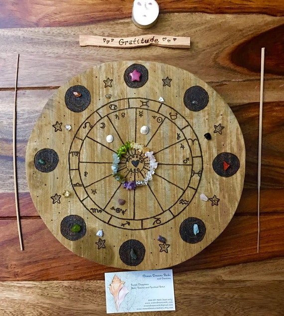 Zodiac Grid Crystal Grid Zodiac Sign Astrology by OceanDreamsReiki