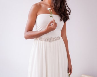 Tulle wedding skirt, soft ivory tulle skirt, romantic skirt for wedding, long silky tulle skirt, bridal tulle skirt, boho wedding