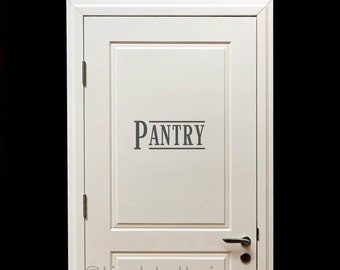 Pantry decal, Pantry door decal, Pantry wall decal, kitchen wall decal, kitchen wall decor, kitchen wall decor, kitchen wall art LL1172