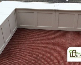 Banquette-Corner Bench Seat without lids and without storage