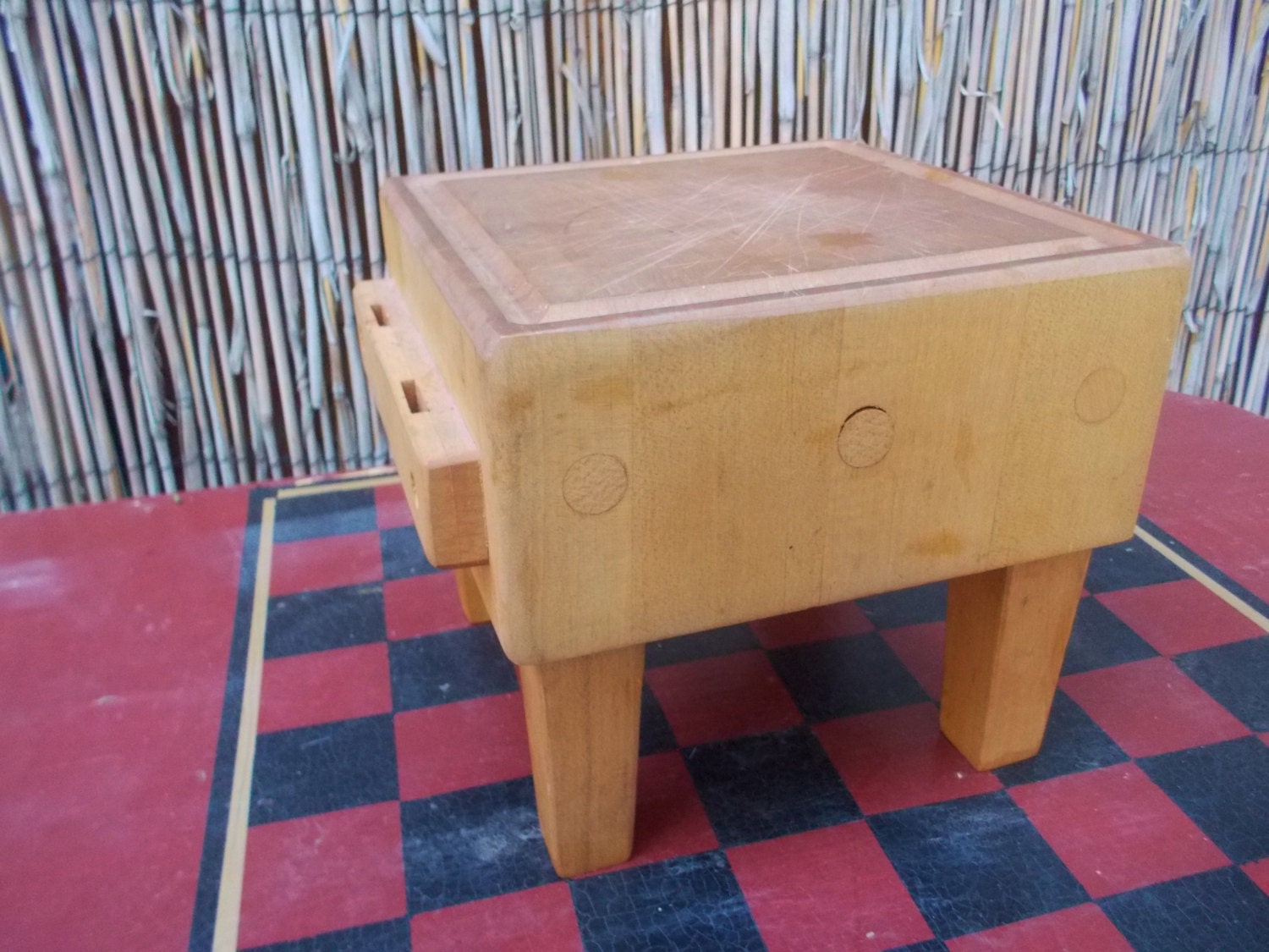 Vintage Miniature Butcher Block Cutting Board Haute Juice