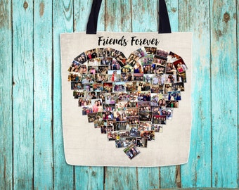 Personalized Tote Bags, Bridesmaids Custom Tote Bag, School Tote, Beach tote Bag, Gift for Best Friends
