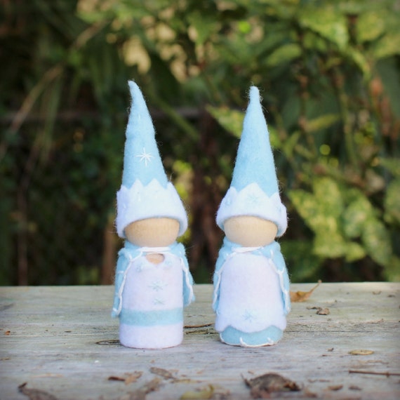 Snow Queen gnome - Winter Storytelling and Nature Table