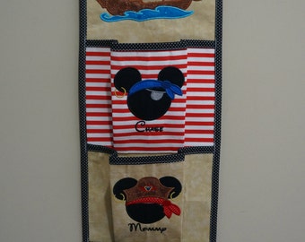 One, Two, Three, Four or Five Pocket Pirate Theme Fish Extender