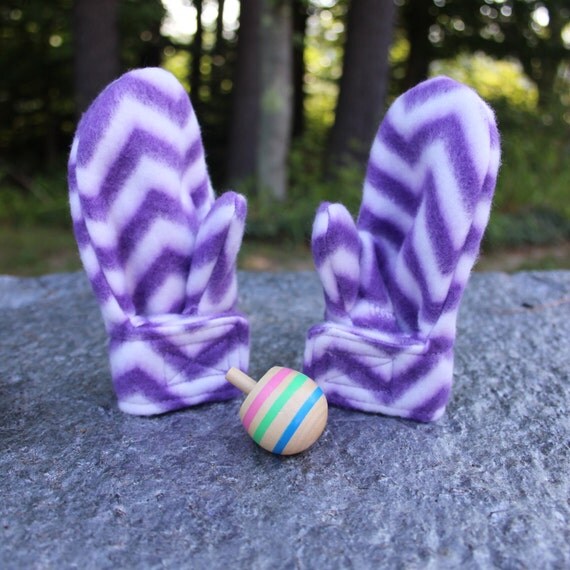 Items similar to Baby Girl Mittens Fleece Mittens Stay On Wrap