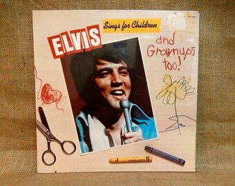 SEALED...ELVIS - Sing For Children - 1978 Vintage Vinyl Record Album