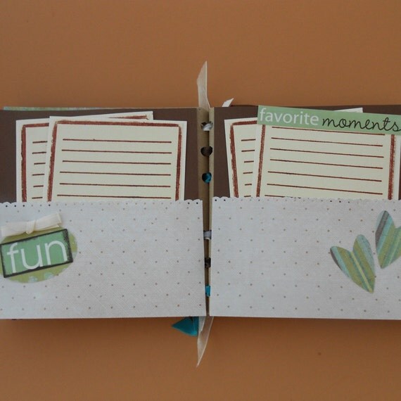 Family memories scrapbook album pre made by PreciousPagesBySusan