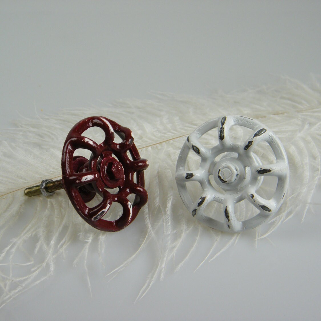 Knob Drawer Pull Industrial Decor Metal You Pick Color