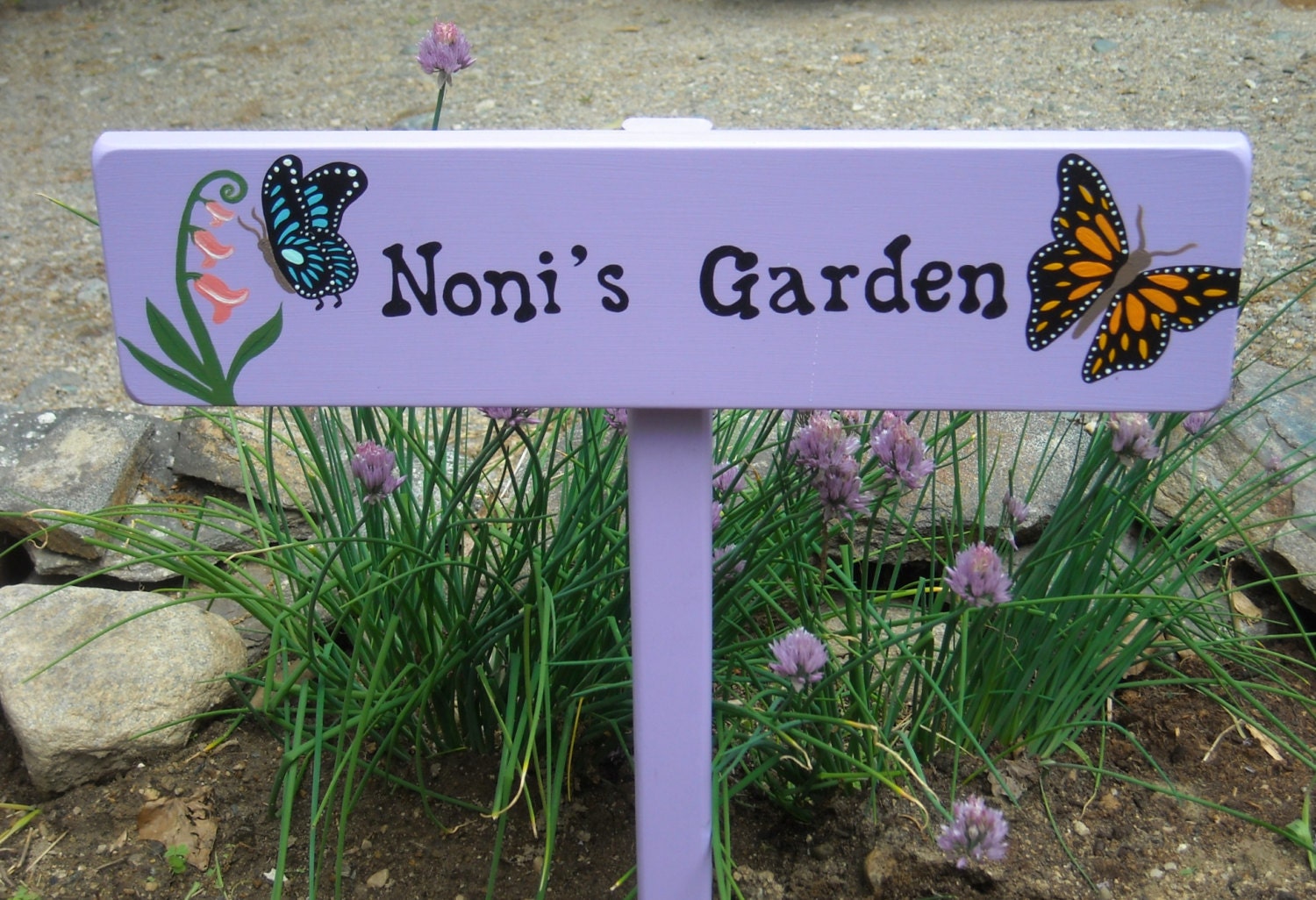 Custom Garden Sign Personalized Garden Sign with stake