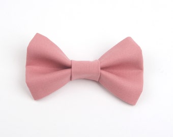 Rose bow tie, rose gold bow tie, ring bearer bow tie, boys rose bow tie, toddler bow tie, baby bow tie, men's bow tie, pink bow tie, bow tie