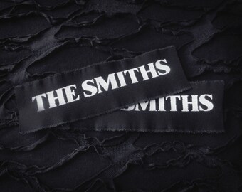 The Smiths Logo Goth Punk Patch - Black, White