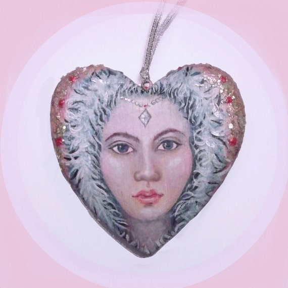 pink narnia christmas ornament handpainted by pink narnia christmas ornament handpainted by