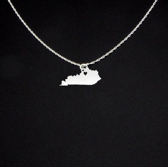 Kentucky Necklace Kentucky Jewelry Kentucky Gift