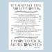 After A While 11x14 Calligraphy Print inspirational quote