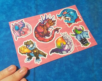Hungry Pokemon Stickers