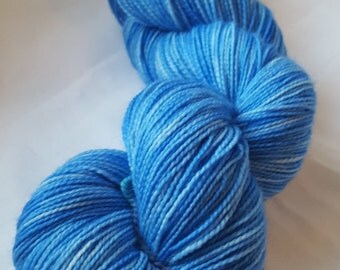Super-Wash merino/nylon hand dyed sock yarn 450 yards