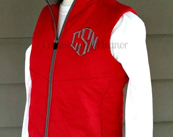 Womens Monogrammed Vest, Monogrammed Puffer Vest, Custom Embroidered Vest, Monogrammed Coat, Monogrammed Jacket, Custom Vest, Women's Vest