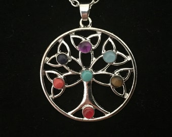 Tree of Life Chakra Necklace