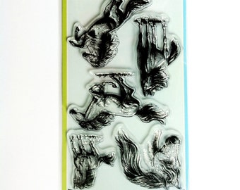 Inkadinkado Clear Stamp - Horses 99540 * ON SALE *