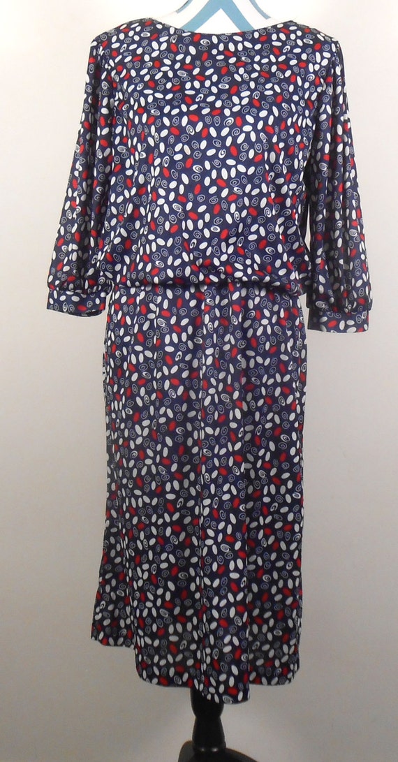 Womens Dress Blair Size 12 Blue With White by VintageElations