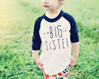 Girls big sis shirt, big sister shirt, little sister shirt, sibling shirts, pregnancy announcement shirt, baby announcement shir