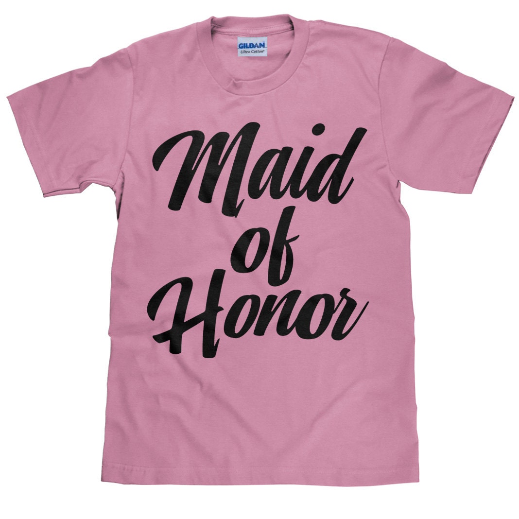 maid of honor t shirts