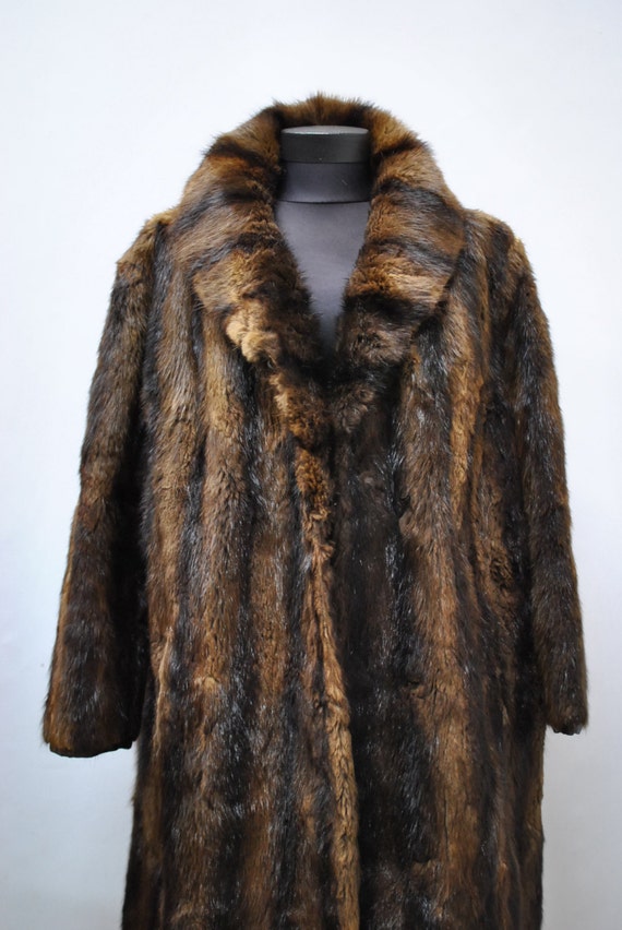 Vintage MINK FUR COAT Vendome Paris full length fur coat