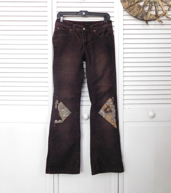 Corduroy Pants Recycled Clothes Tapestry Patches Hip