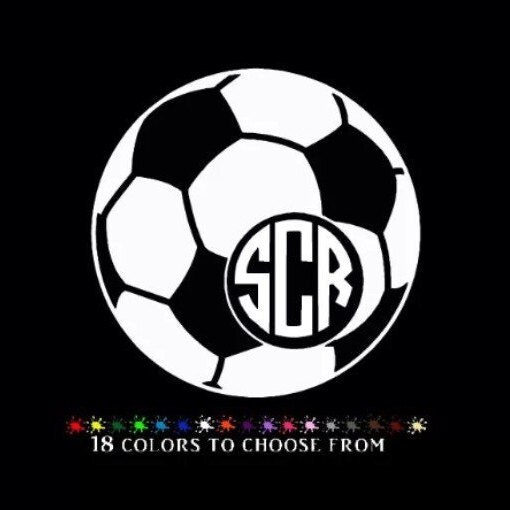 monogrammed soccer bag