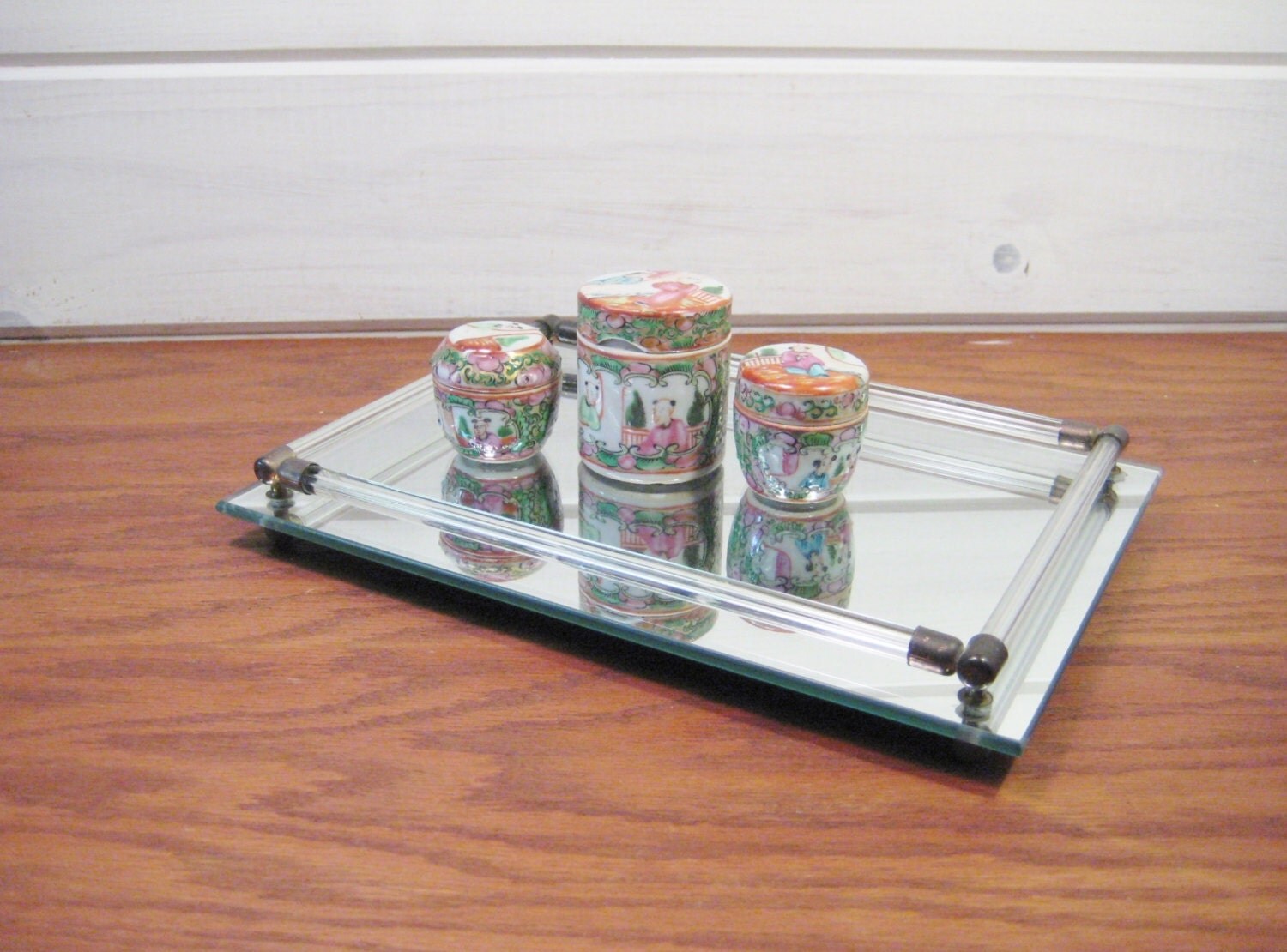 Mirrored Vanity Tray Perfume Tray Unisex by PSSimplyVintage