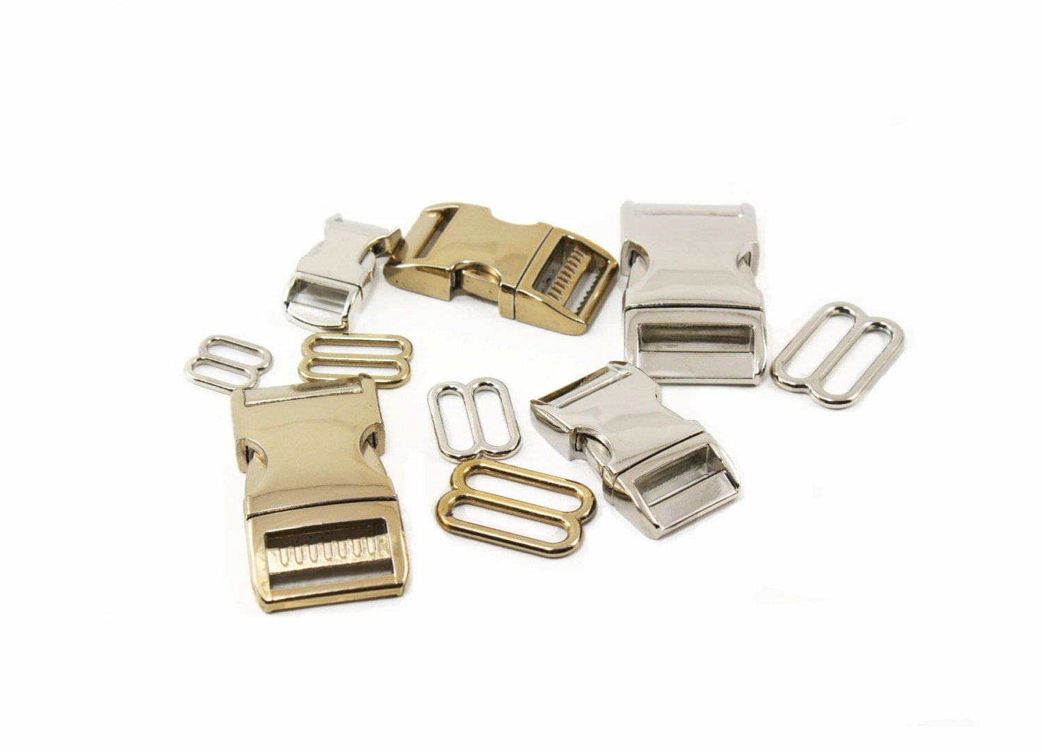 Metal Hardware Upgrade for Dog Collar SilverTone by dusidog