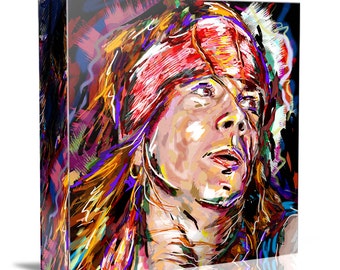 Axl Rose Canvas Art, Guns n Roses Painting