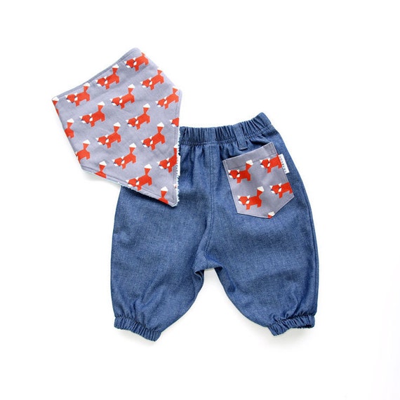 Baby Boy Adorable Baggy Harem Pants or trousers by VintageBabes1